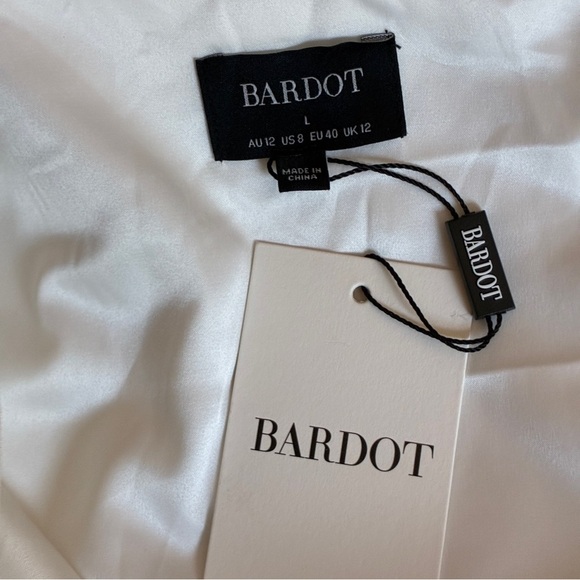 Bardot Letita White Orchid Mini Dress US8 - Picture 11 of 13